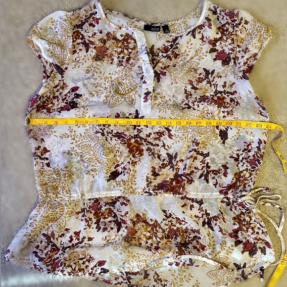 a.n.a. Boho Tie Waist Loose Blouse - Picture 5 of 8